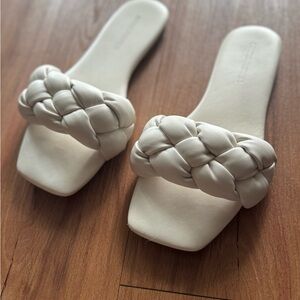Ivory sandals, Marc Fisher, size 7.5